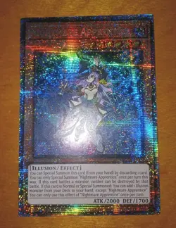 Yugioh! Nightmare Apprentice MP25-EN004 Starlight Rare 1st Edition NM - Image 1