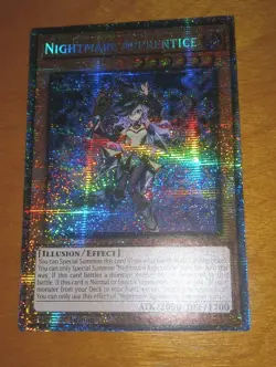 Yugioh! Nightmare Apprentice MP25-EN004 Starlight Rare 1st Edition NM - Image 2
