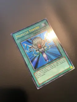 Vintage Yugioh Monster Reborn Asian English LOB-118 1st Edition MP - Image 5