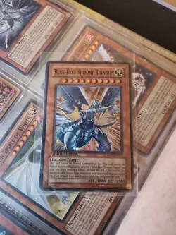 Blue-Eyes Shining Dragon - MOV-EN001 - Super Rare - Limited Edition LP YuGiOh! - Image 1