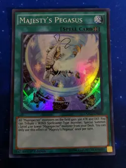 Yugioh Majesty's Pegasus DOCS-EN058 Super Rare 1st Ed - Image 1