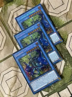 YuGiOh ILLUSION OF CHAOS Secret Rare Play Set RA02-EN020 - Image 1