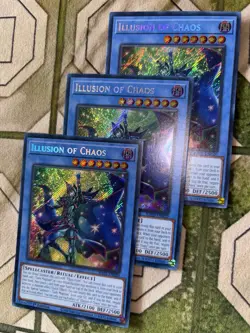 YuGiOh ILLUSION OF CHAOS Secret Rare Play Set RA02-EN020 - Image 2