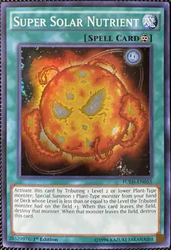 Super Solar Nutrient FUEN-EN055 Fusion Enforcers 1st Edition - Yugioh Card - Image 1
