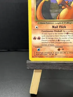 NM! Pokemon TCG - Dark Charizard 21/82 Team Rocket Base Set Unlimited Card - Image 5