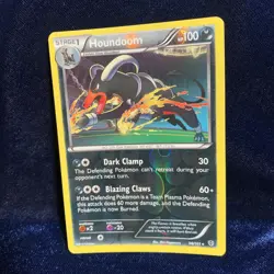 Houndoom 56/101 Revese Holo Rare Plasma Blast Pokemon Card - Image 1