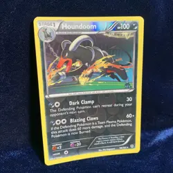Houndoom 56/101 Revese Holo Rare Plasma Blast Pokemon Card - Image 4