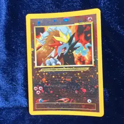 Entei Holo Promo 34 Pokemon Card Black Star Vintage - Image 1