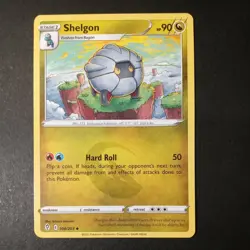 Pokemon Evolving Skies Shelgon Uncommon Card 108/203 NM - Image 1