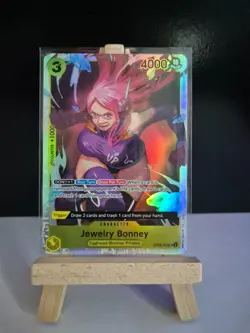Jewelry Bonne : Rare Foil English One Pie OP08-105 SR Two Legends One Piece Card - Image 1