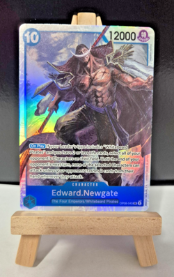 Edward Newgate SR OP08-043 English One Piece Two Legends Character NM Foil Card. - Image 1