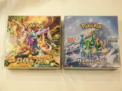 Pokemon Card Booster Box Wild Force & Cyber Judge sv5K sv5M Japanese w/shrink - Image 2