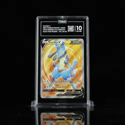 Lucario V SWSH213 SWSH: Sword & Shield Promo Cards Holo TAG 10 Gem Mint - Image 1