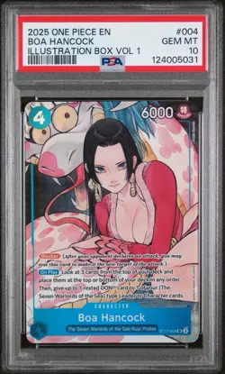 One Piece Illustration Box Promo Cards Vol 1 & 2 PSA 10 Nami Boa Yamato Maria - Image 3