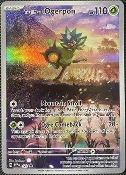 Teal Mask Ogerpon 123 Sv: Scarlet & Violet Promo Cards Holo - Pokemon Card - Image 1