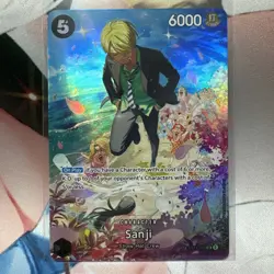 Sanji ST14-003 OP10 Royal Blood SP Full Art One Piece Card Game English - Image 5