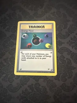 Pokemon Gym Heroes Card 122/132 Energy Flow - Image 1