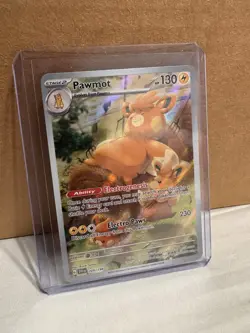 Pokemon Pawmot TCG Scarlet & Violet Base Set Holo Illustration Rare Card 209/198 - Image 1