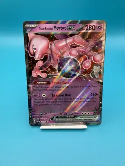 Team Rocket's Mewtwo ex 205 Sv: Scarlet & Violet Promo Cards Holo - Image 1