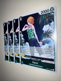 OP03-030 Nami X4 Playset One Piece TCG Card :: OP03: Pillars of Strength - Image 3