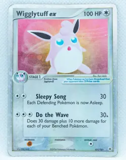 WIGGLYTUFF EX 101/101 Ultra Holo Rare Ex Hidden Legends Set - Pokemon Card 2004 - Image 1