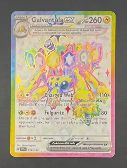 Pokemon Card Galvantula EX 159/142 Stellar Crown - Near Mint - Image 1