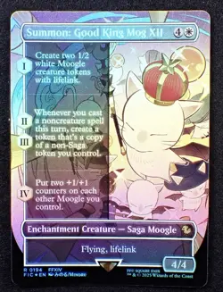 Magic Final Fantasy - Summon: Good King Mog XII (Borderless Foil) R 0194 (NM) - Image 1