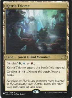 MTG: The List Reprints: Ketria Triome: Lightly Played Condition - Image 1