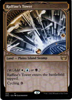 MTG: Streets of New Capenna: Showcase Raffine's Tower: Lightly Played Condition - Image 1