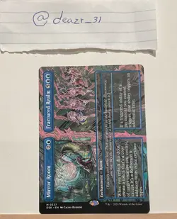 Mirror Room Fractured Realm (Borderless) Duskmourn: House of Horror Foil - Image 1