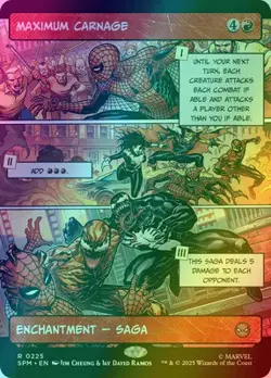 MTG - Maximum Carnage - Borderless - SPM 225 - FOIL - NM - Image 1