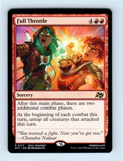 #127 2025 Aetherdrift Full Throttle Rare - Image 1