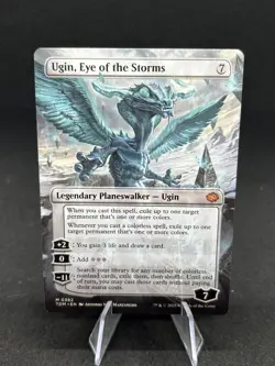 Ugin, Eye of the Storms (Borderless) Tarkir: Dragonstorm Regular NM Never Playd - Image 2