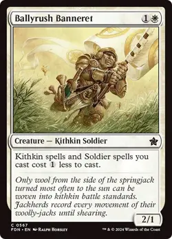 BALLYRUSH BANNERET x4 mtg NM-M Foundations 4 Common - Image 1