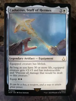 MTG TCG Assassins Creed Caduceus, Staff of Hermes 0002 Regular Rare - Image 1