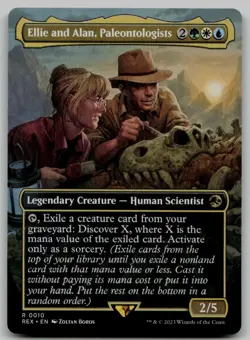 Ellie and Alan, Paleontologists (Borderless) R Universes Beyond: Jurassic World - Image 1