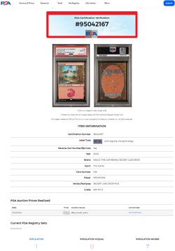 2020 Magic The Gathering Secret Lair Drop Foil Bob Ross 106 Mountain PSA 8 NM-MT - Image 3