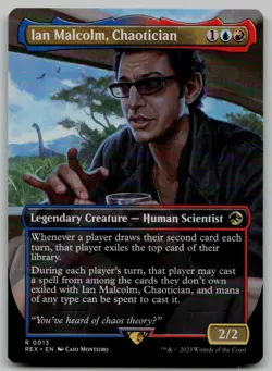 Ian Malcolm, Chaotician (Borderless) R Universes Beyond: Jurassic World Collecti - Image 1