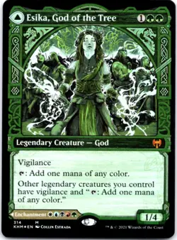 Esika, God of the Tree (Showcase) - FOIL - Kaldheim - 314 LP - Image 1