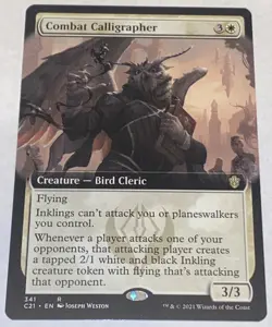 Combat Calligrapher (Extended) 341 MTG Strixhaven: Commander MTG MAGIC UNPLAYED - Image 1