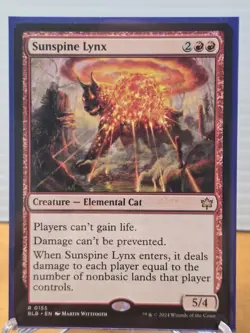 Sunspine Lynx #155 - Bloomburrow MTG - Image 1