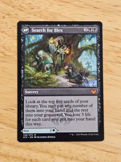 Blex, Vexing Pest Strixhaven: School of Mages Mythic Magic MTG WOTC M9196 - Image 2