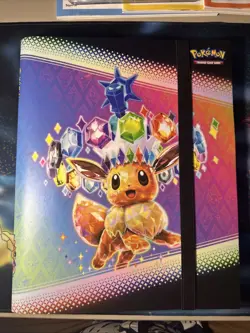Pokemon Prismatic Evolutions Eevee Binder Collection **BINDER ONLY** NEW 2025 - Image 1