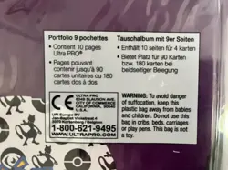 Mewtwo Binder Pokemon Ultra Pro Card Holder Portfolio 9 Pocket 2020 TCG - Image 4