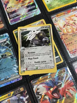 Pokemon TCG Aggron EX Ruby & Sapphire Holo Card 1/109 - Image 1