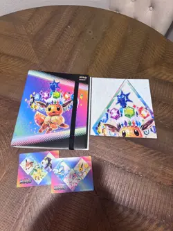 Pokemon - TCG -Prismatic Evolutions - Binder With Stickers And Poster - Image 1