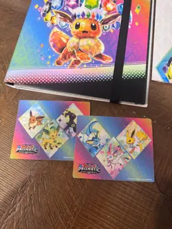 Pokemon - TCG -Prismatic Evolutions - Binder With Stickers And Poster - Image 4