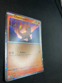 Charmander SVP047 Black Star Promos Cosmos Holo Starter Pokemon 151 TCG 2023 NM - Image 2