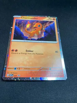 Charmander SVP047 Black Star Promos Cosmos Holo Starter Pokemon 151 TCG 2023 NM - Image 4