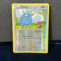 Swablu 103/113 Legendary Treasures Pokemon Reverse Holo Common Card - Image 1